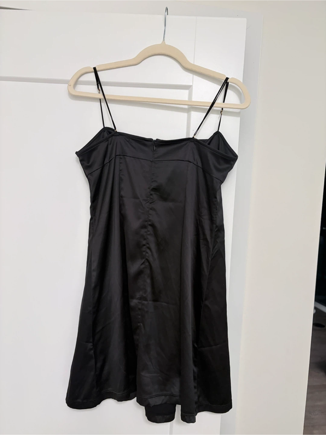 Urban Outfitters Black Satin Slip Dress - photo 2