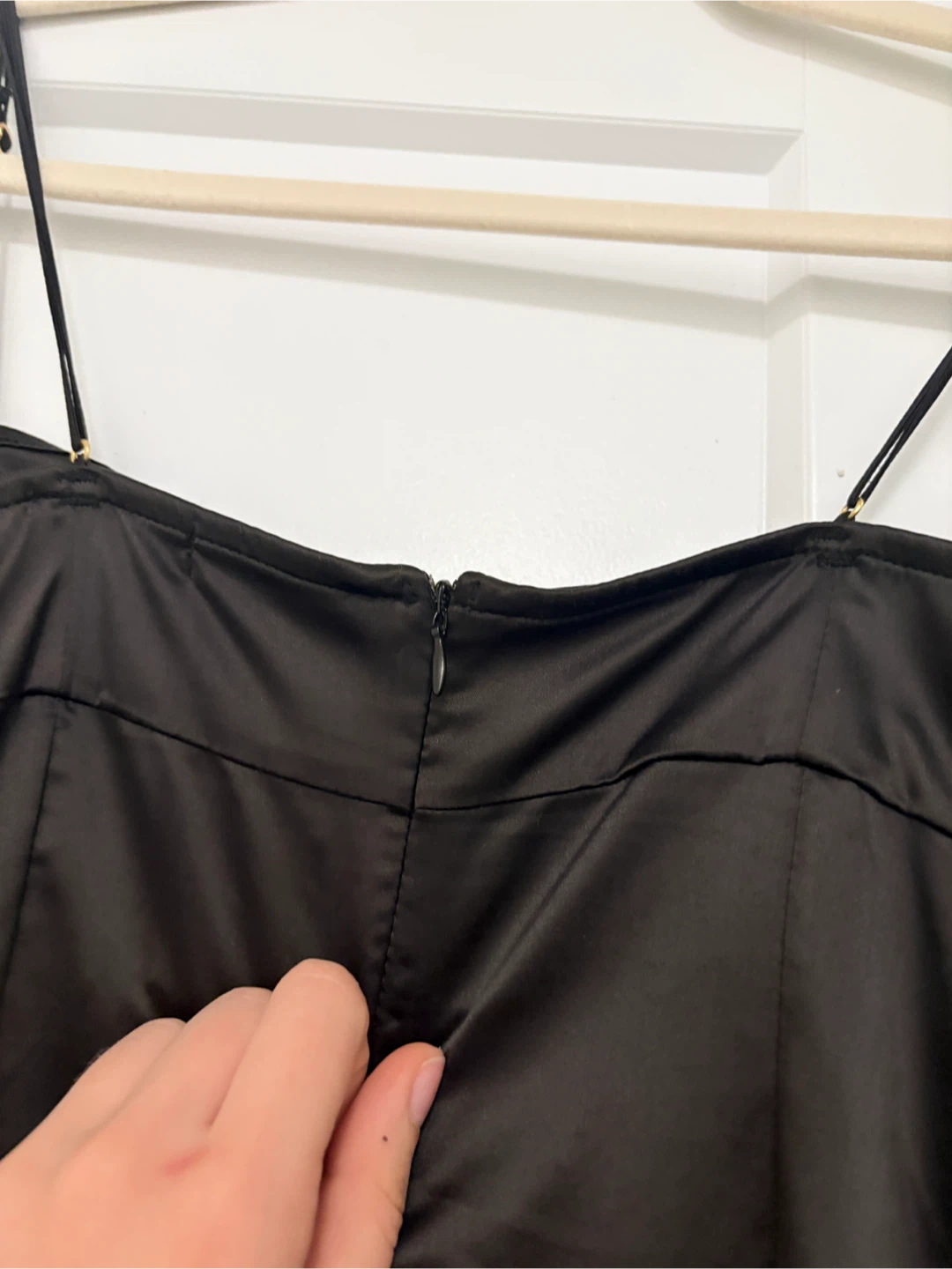 Urban Outfitters Black Satin Slip Dress - photo 4