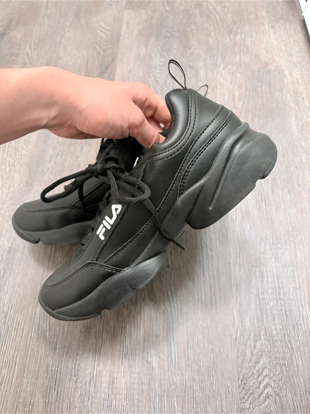Black Fila Sneakers