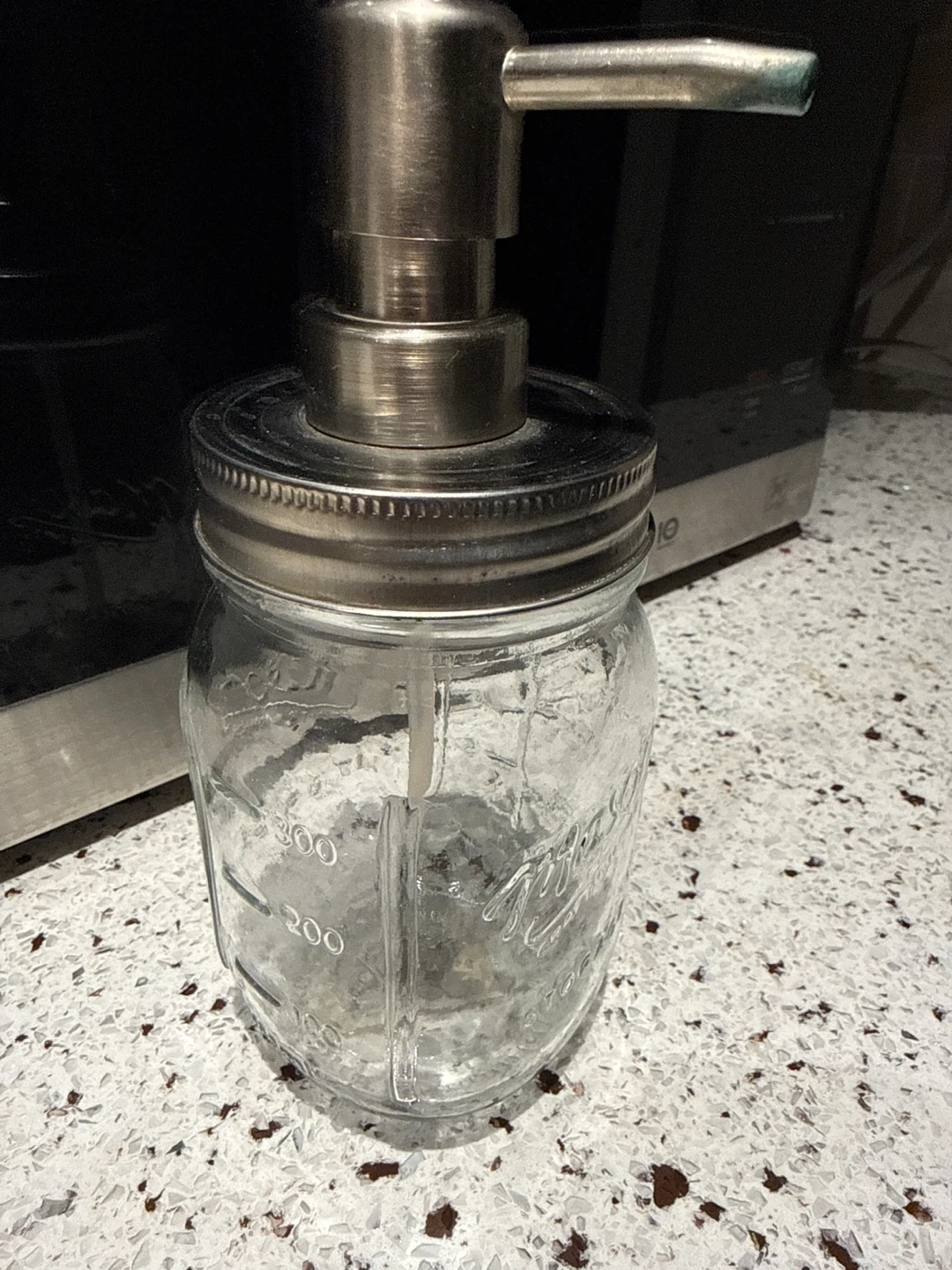 🥕Glass Mason Jar Soap Dispenser - photo 2
