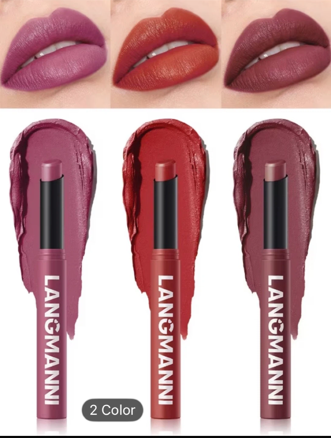 Set of 6 Matte Lipstick, brand new - photo 3