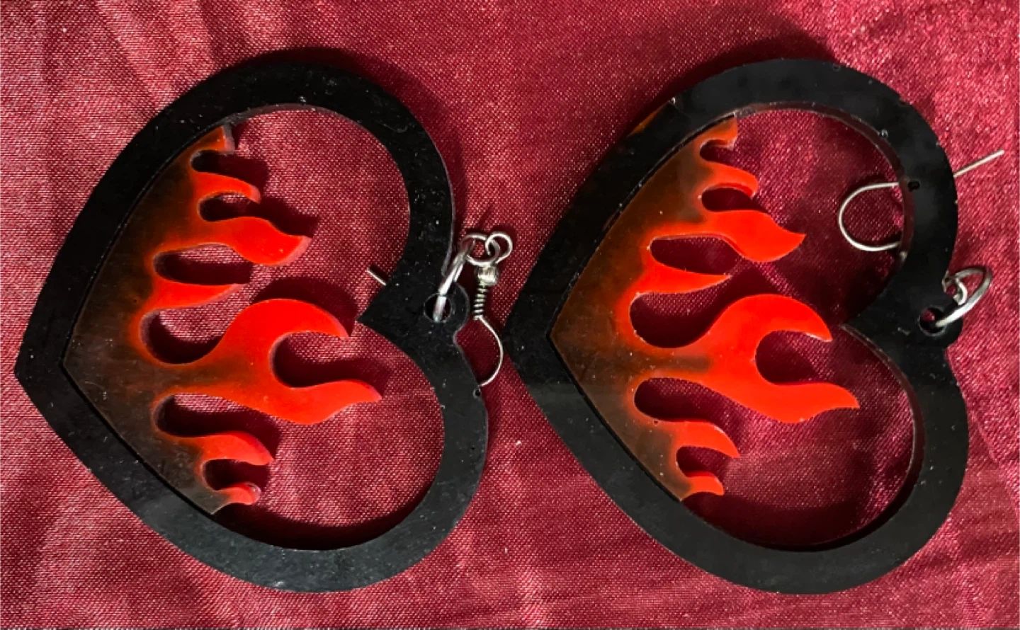 Heart Flame Earrings