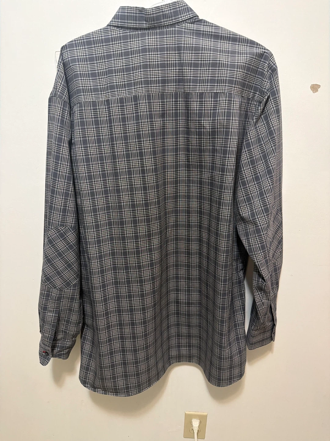 Black Brown 1826 Non-Iron Plaid Button-Up Shirt XL/TG - photo 4