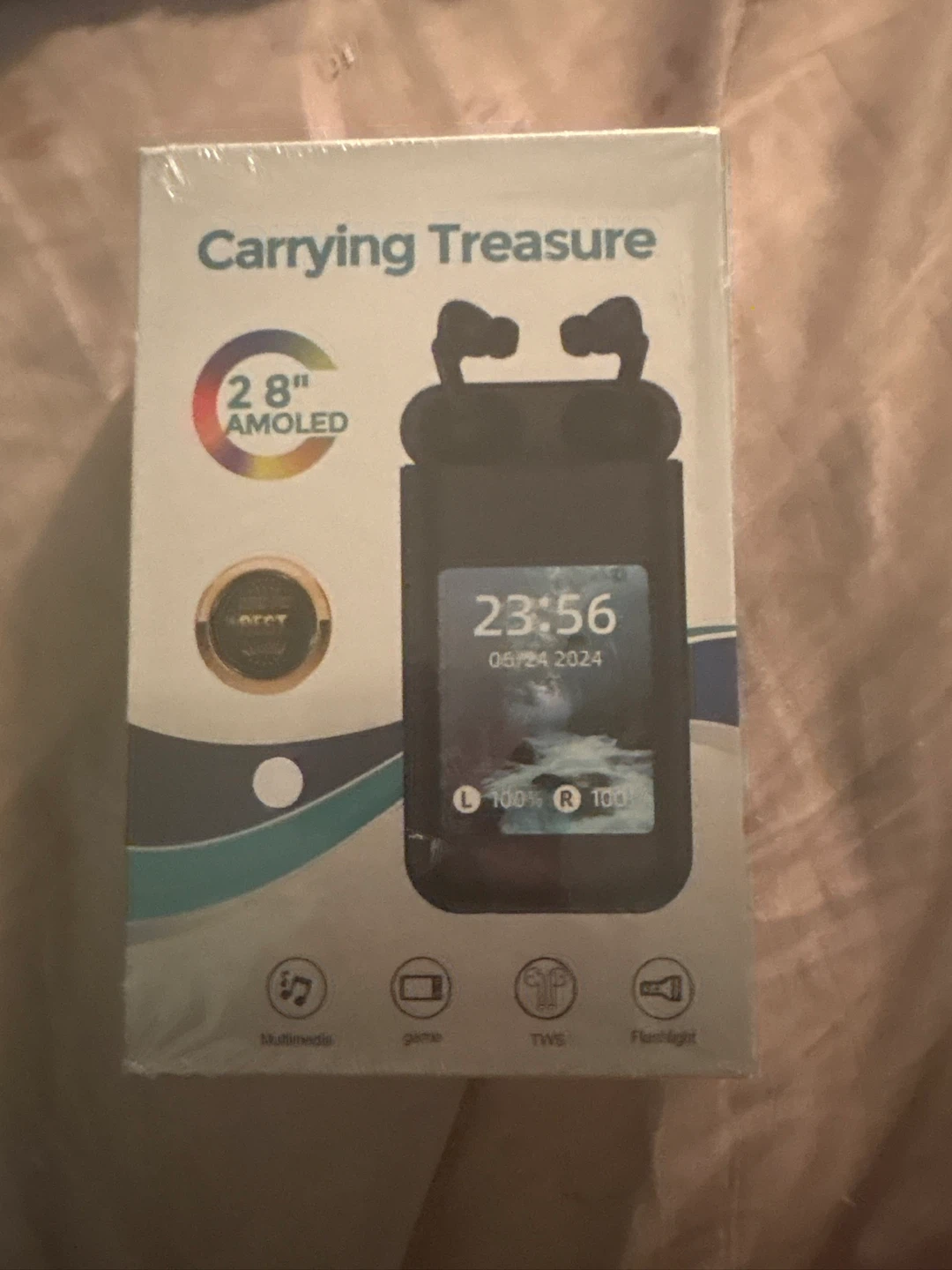 🥕Carrying Treasure Rechargeable Smart AMOLED Screen