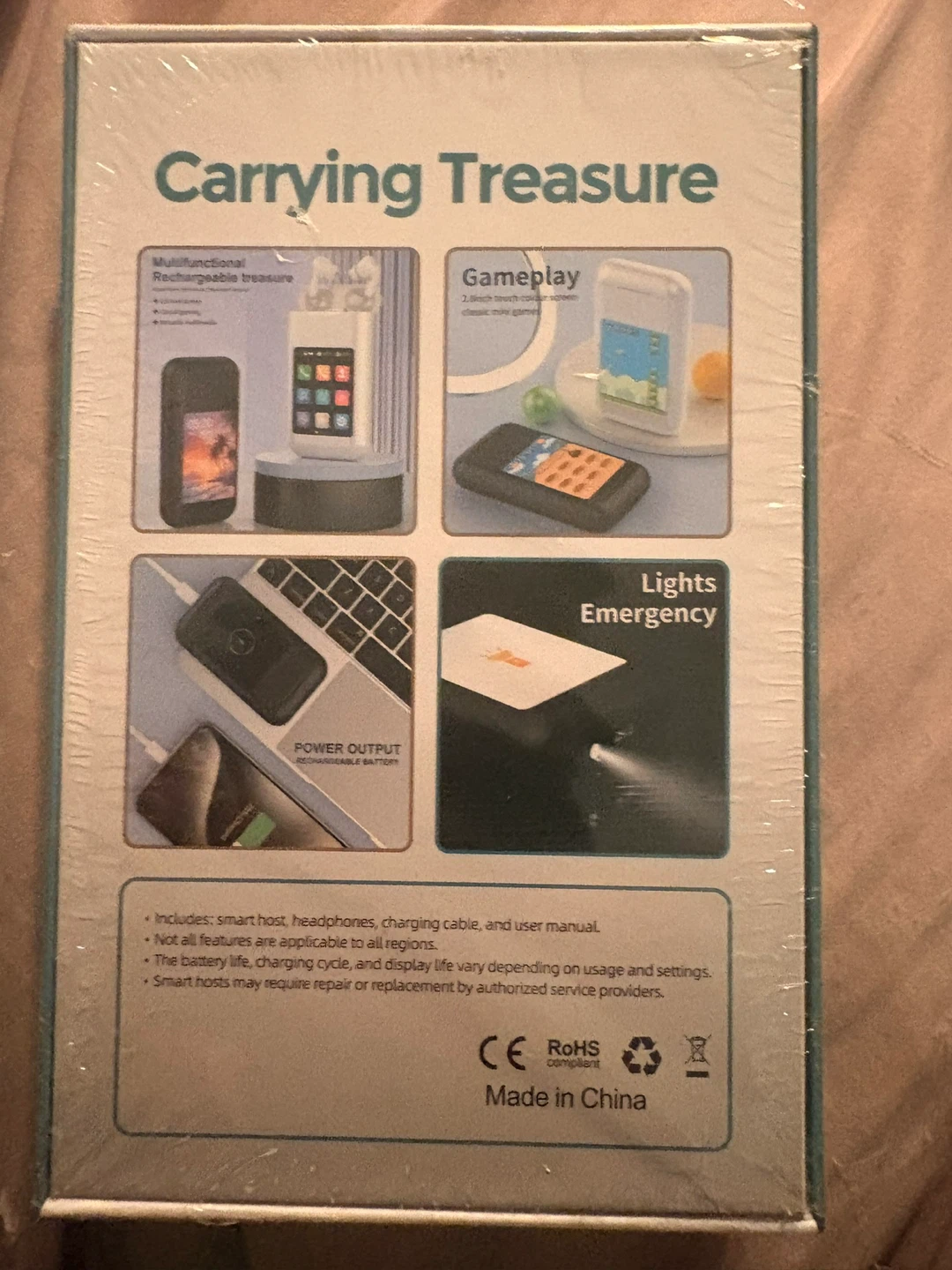 🥕Carrying Treasure Rechargeable Smart AMOLED Screen - photo 2