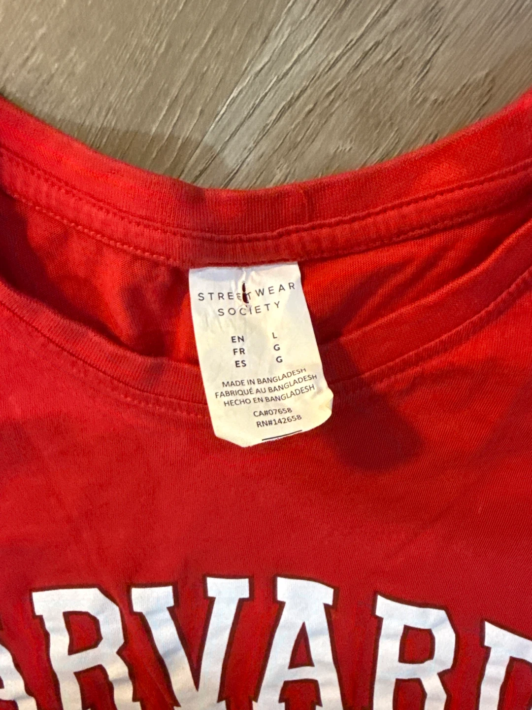 Harvard Crimson Red T-Shirt Size L - photo 2