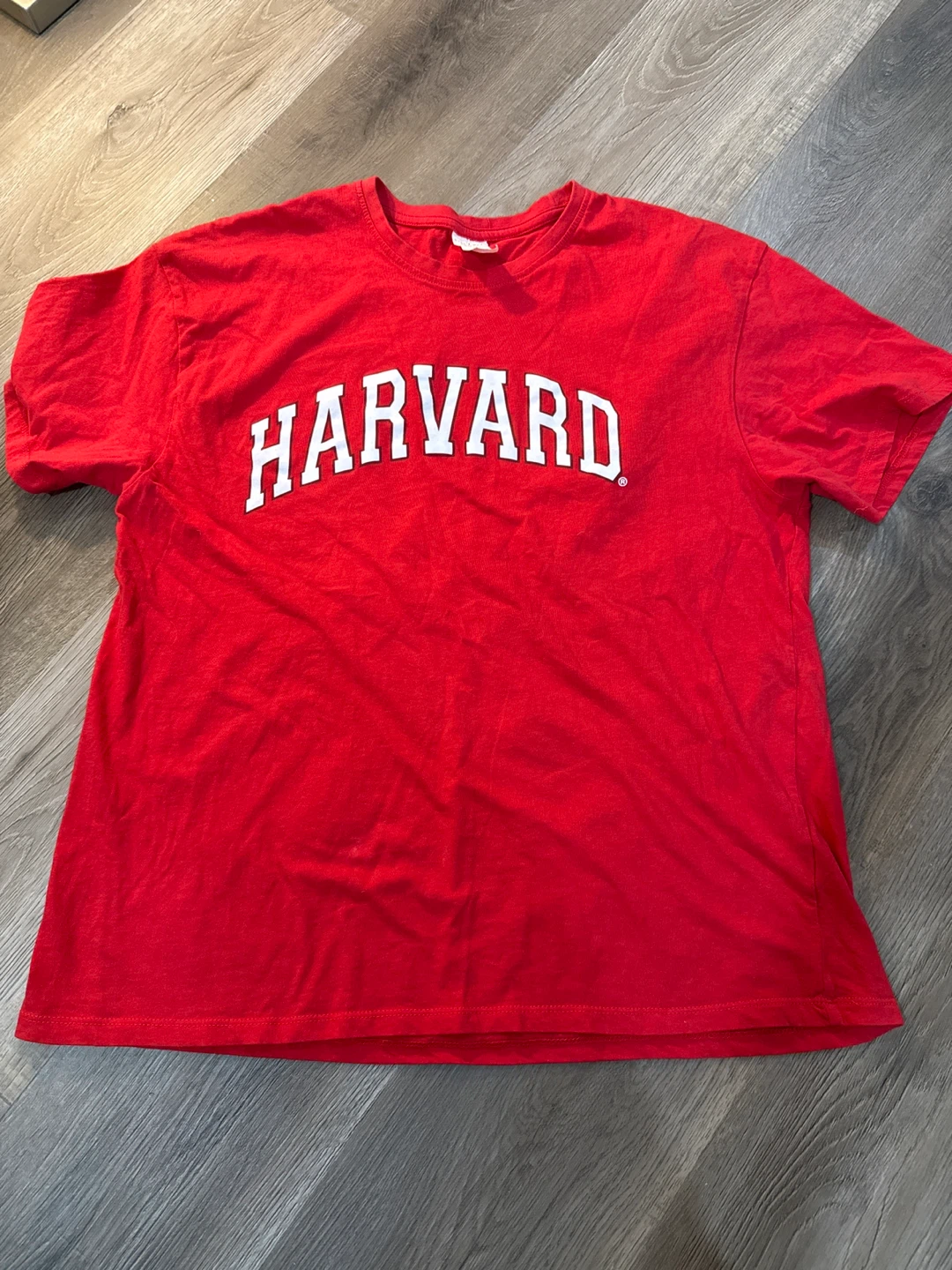 Harvard Crimson Red T-Shirt Size L