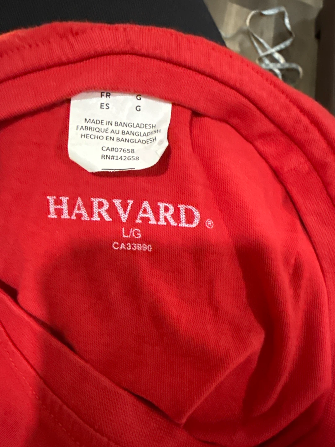 Harvard Crimson Red T-Shirt Size L - photo 5