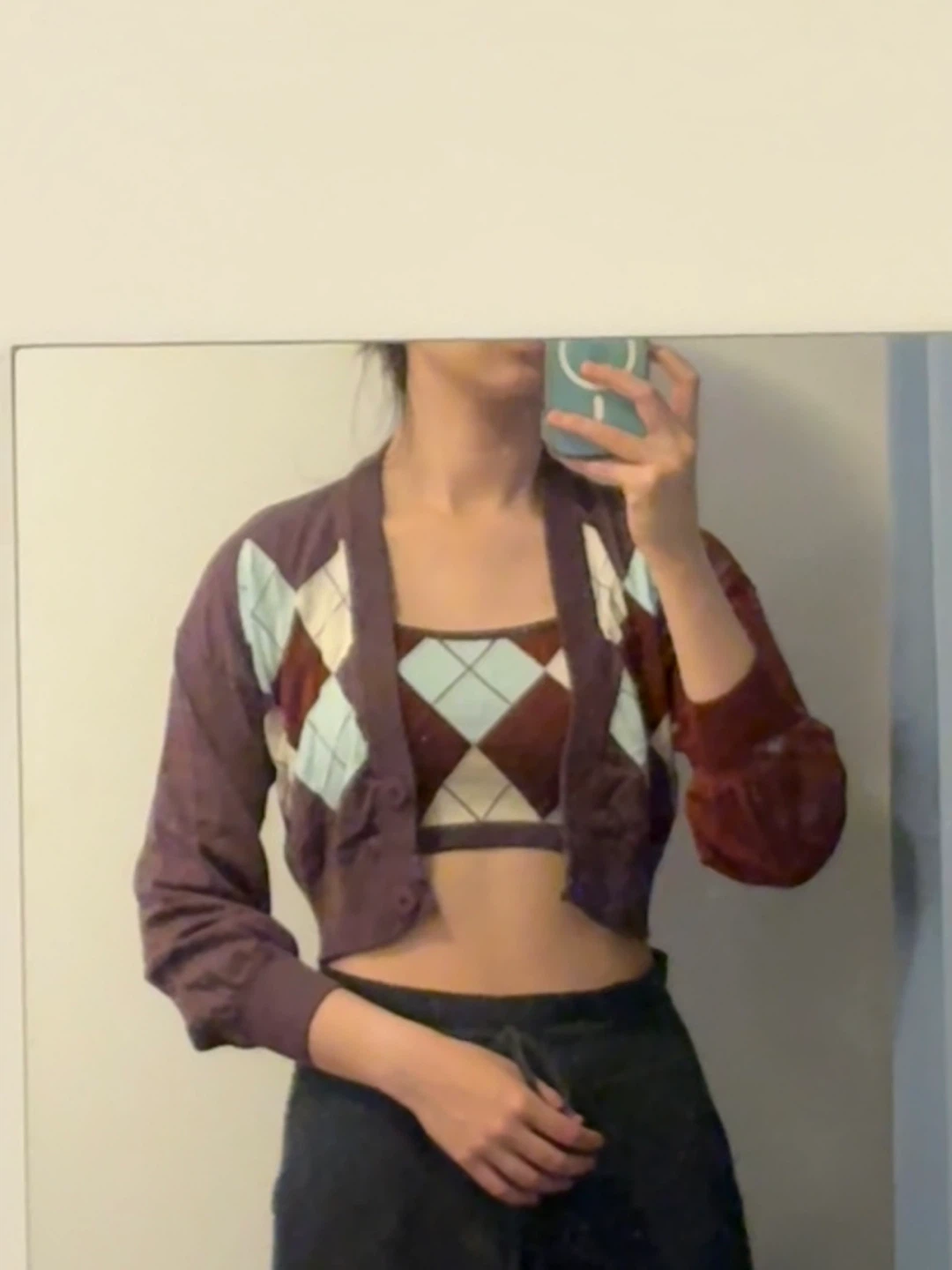 Cardigan and Crop Top Set - photo 3