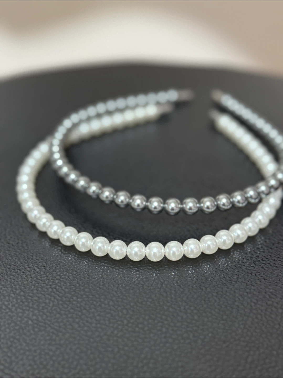 Pearl Bead Headbands (Set of 2)