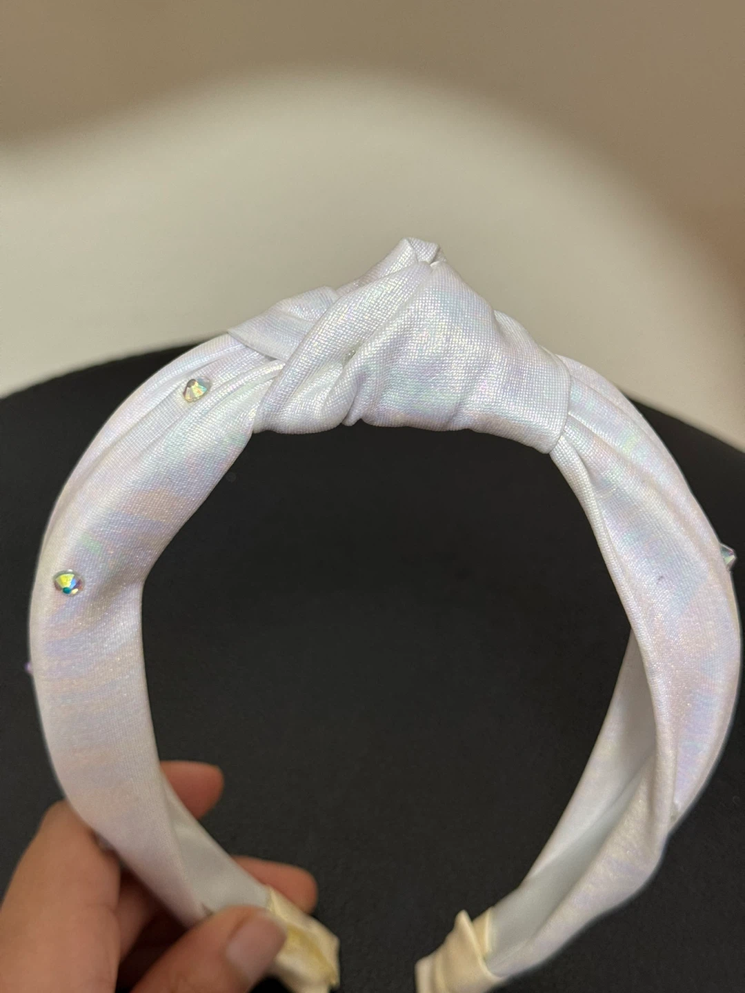 2 pack set - Blue & White Knotted Headband with Rhinestones - photo 5