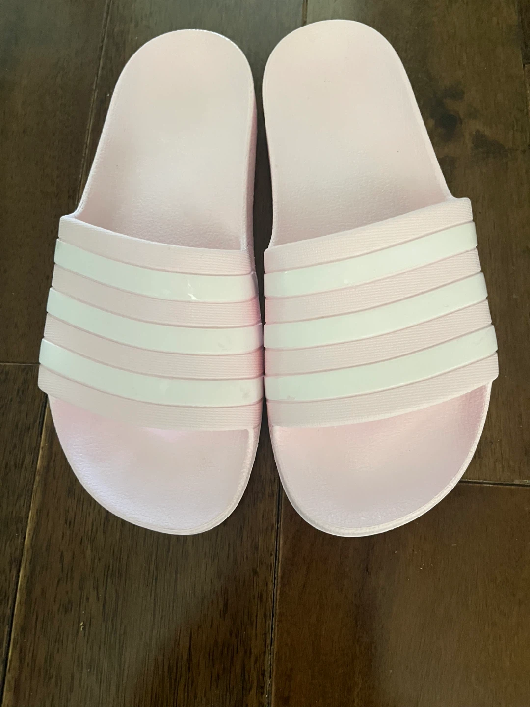 Adidas Pink Slides size 7