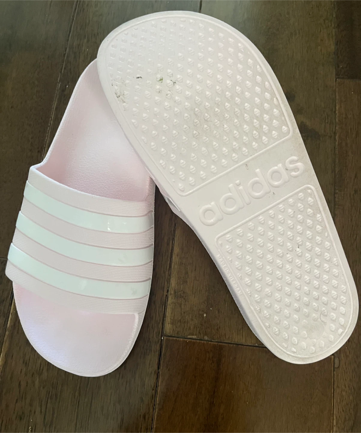 Adidas Pink Slides size 7 - photo 2