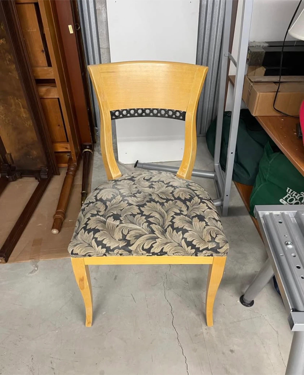 5 Wood Dining Chair with Upholstered Seat - photo 3