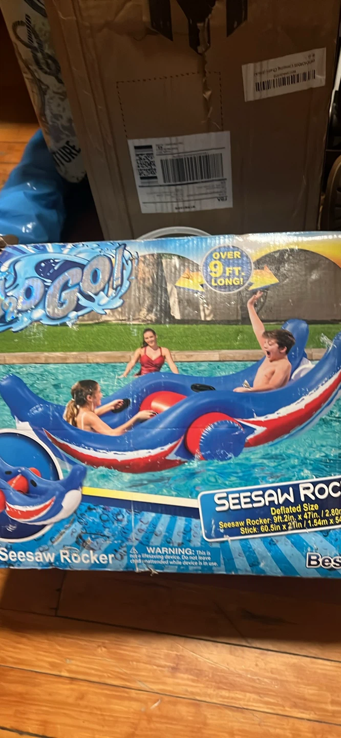 Bestway Hydro-Force "Go!" Seesaw Rocker Inflatable Pool Float - photo 3