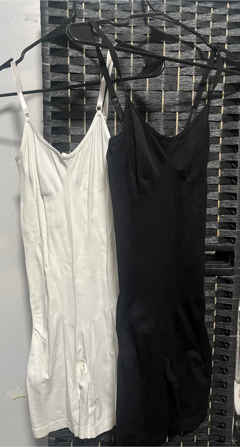 Shapewear Bodysuit - Black & White