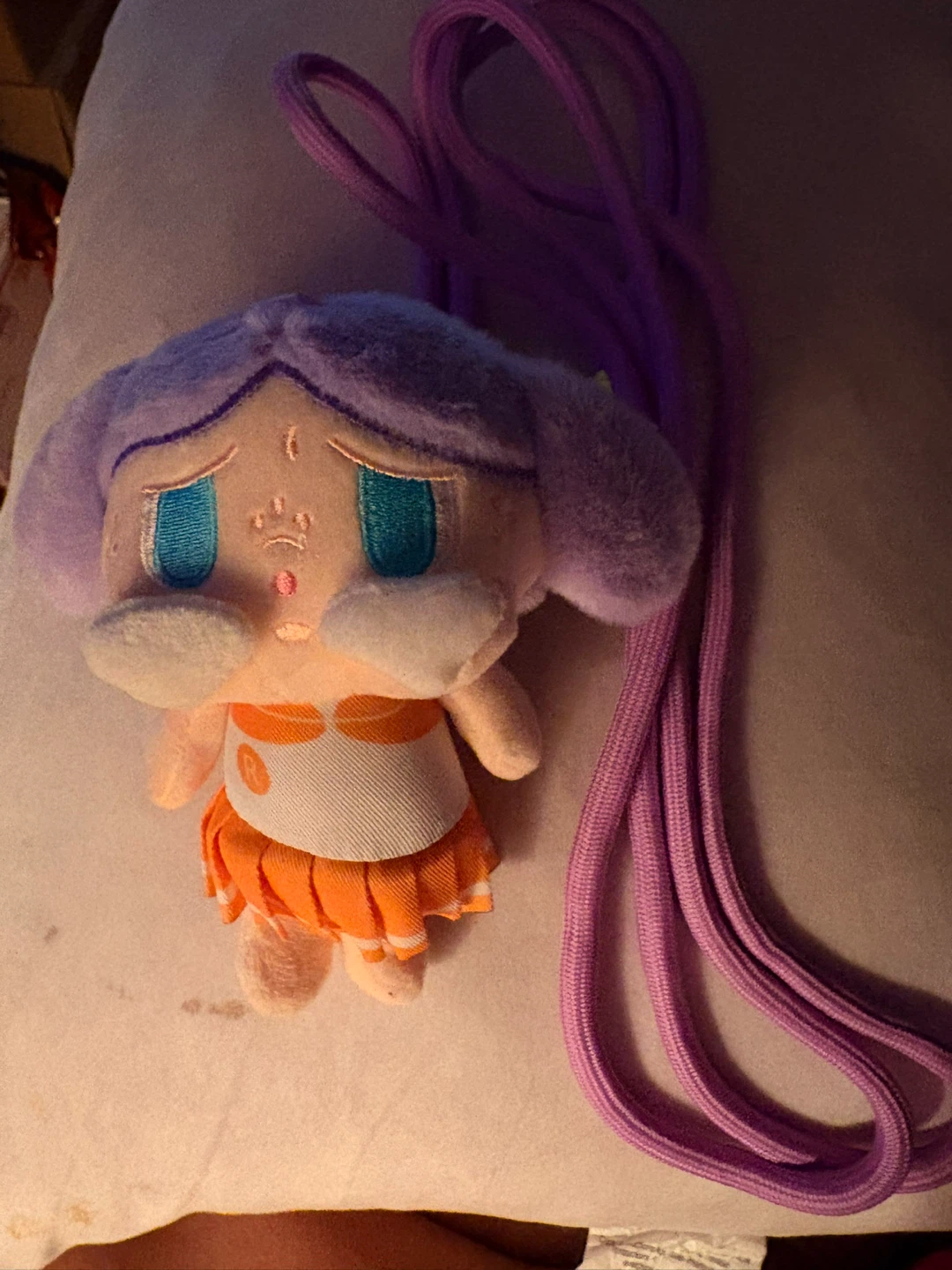 🥕Plush Doll with Lanyard, cry baby - photo 3