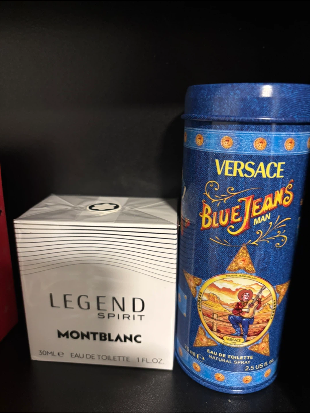MontblancVersace Blue Jeans Man