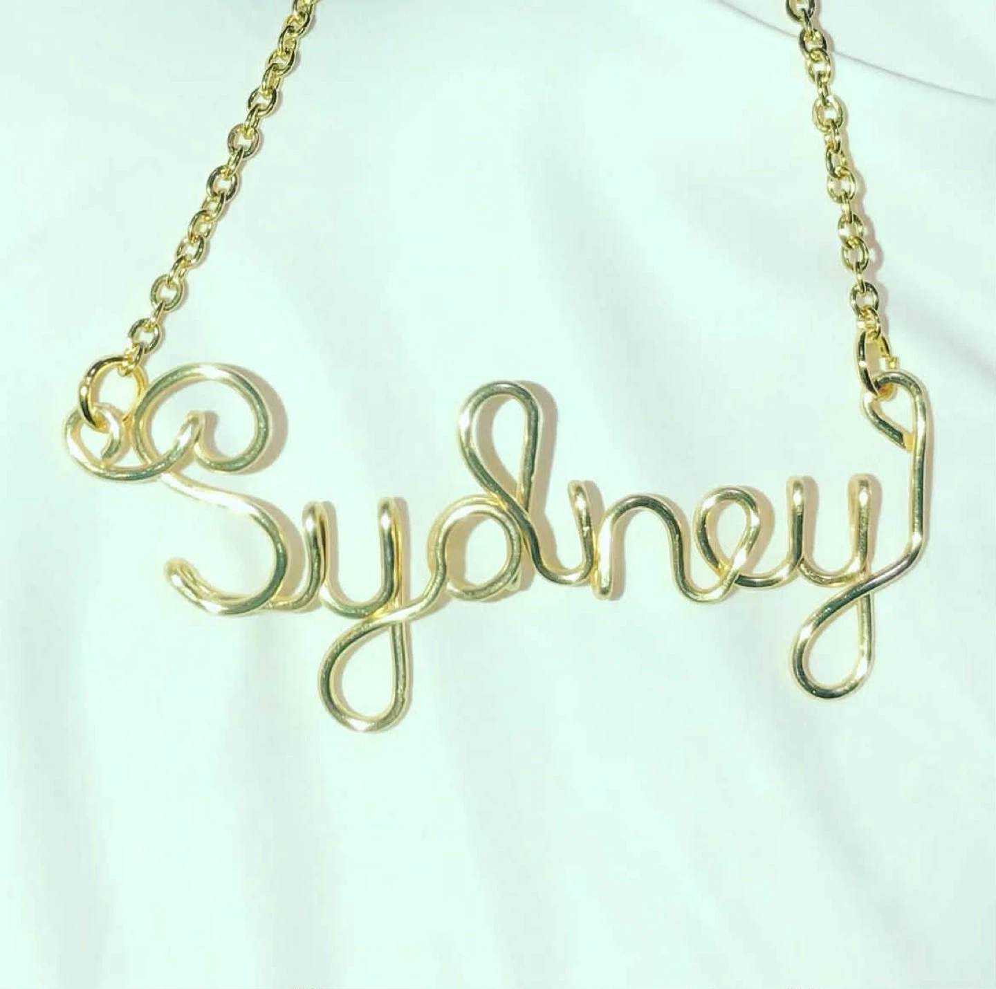 Personalize name necklace