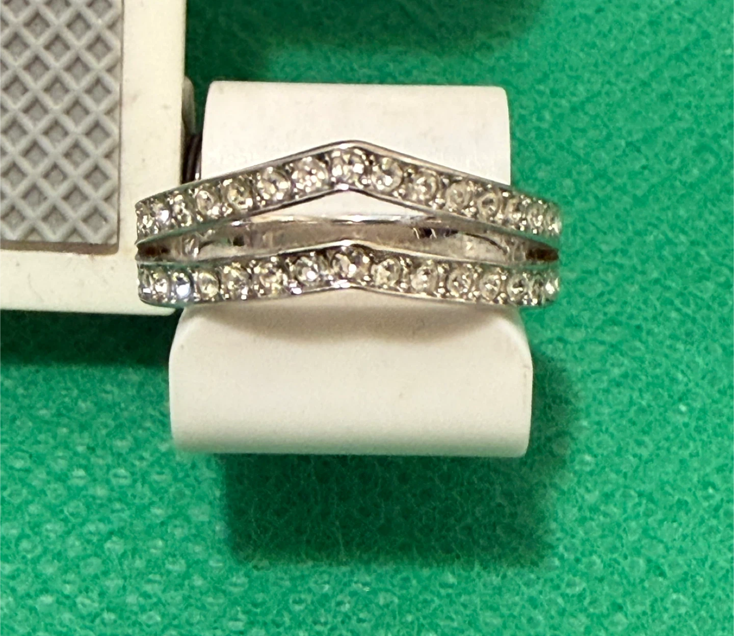 Swarovski ringDouble Band CZ Ring