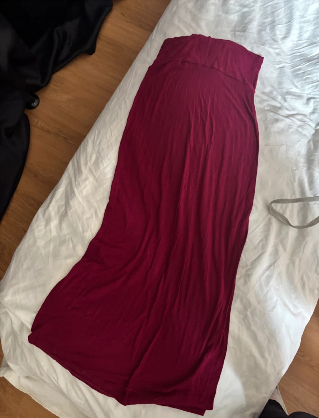🥕Maroon Maxi Skirt