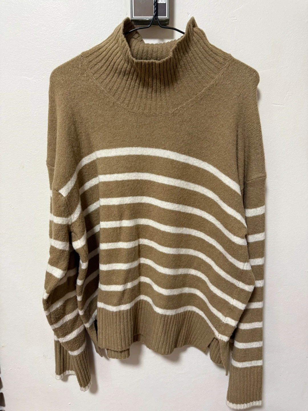 ‼️NEED GONE‼️ Silver Jeans Co. Striped Turtleneck Sweater - XL