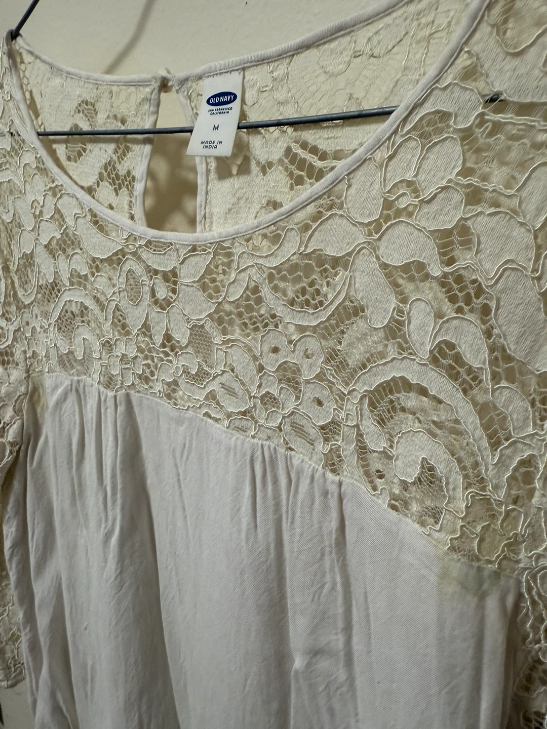 Old Navy Women's Lace Trim Top - Size M - photo 2