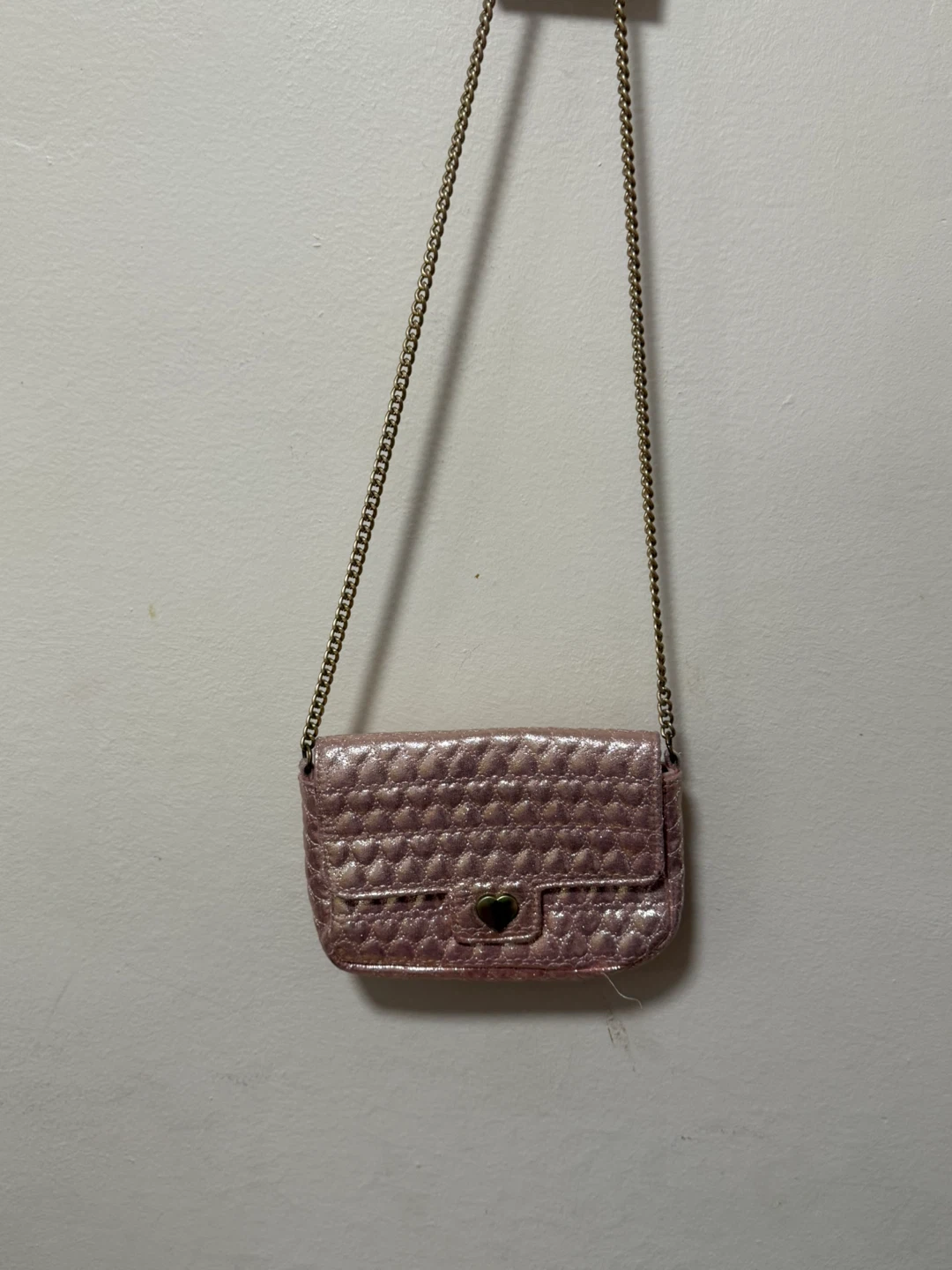 The Children's Place Pink Heart Quilted Crossbody Bag - photo 4