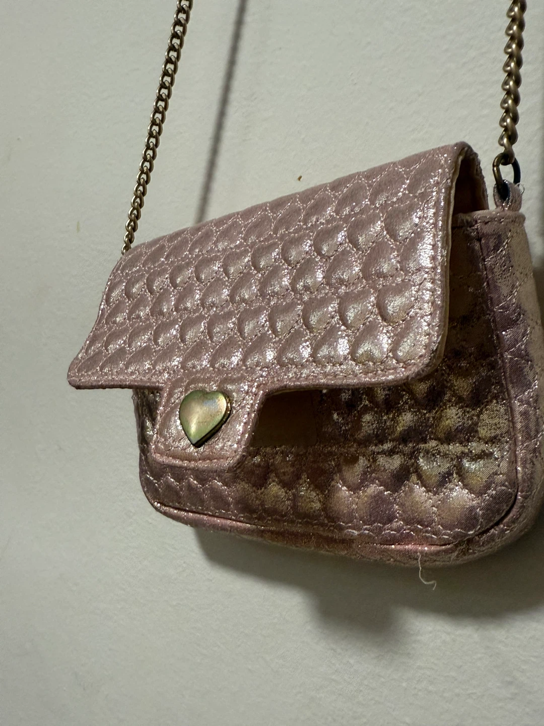The Children's Place Pink Heart Quilted Crossbody Bag - photo 2