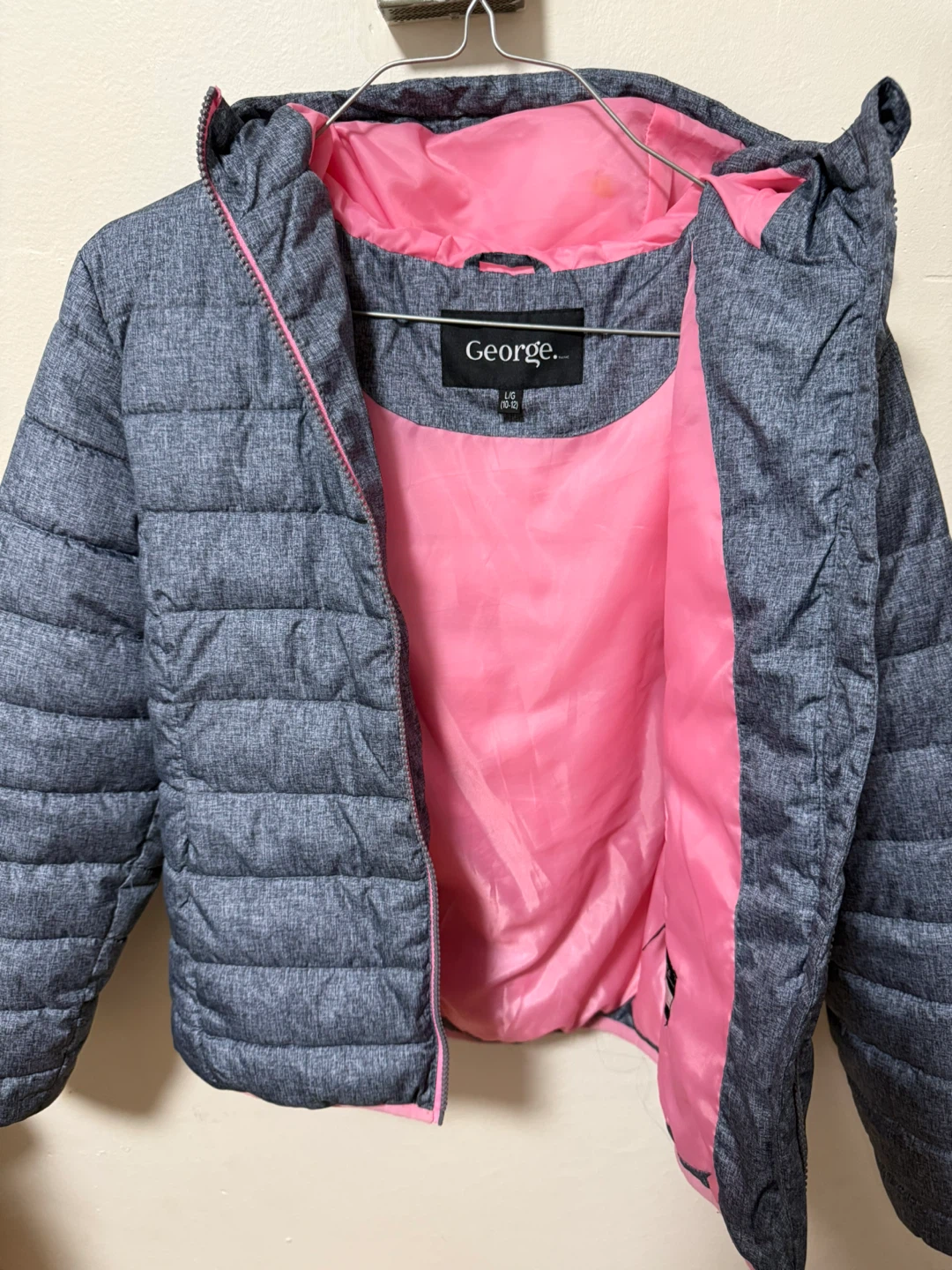 George Grey Puffer Jacket Size L/G (10-12) - photo 2