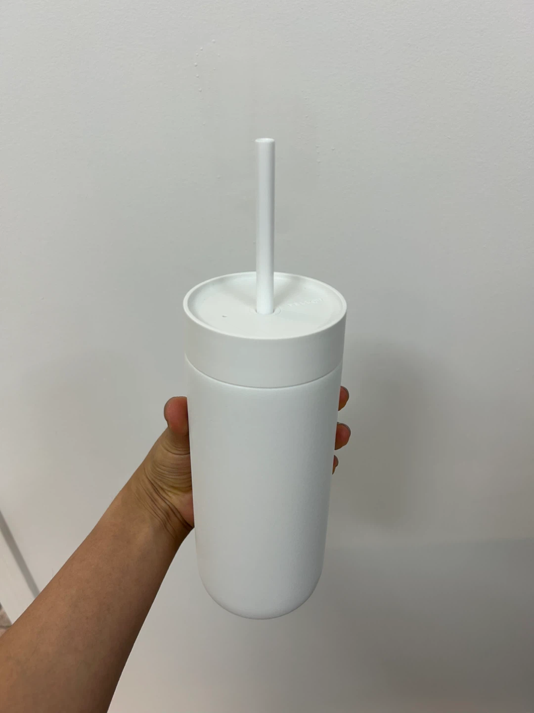 FELLOW Tumbler with Straw 16 oz White