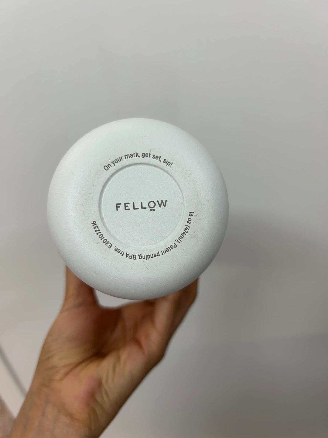 FELLOW Tumbler with Straw 16 oz White - photo 2