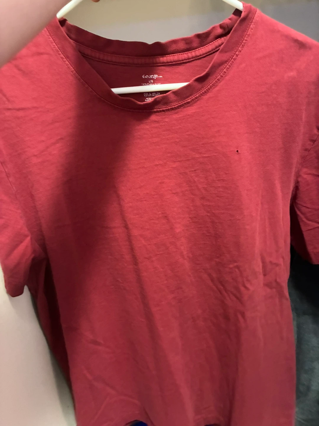 George Red Crew Neck T-Shirt