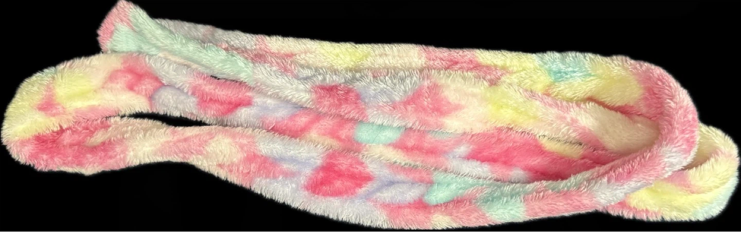 La Vie En Rose Pink Multicoloured Robe Belt - photo 3
