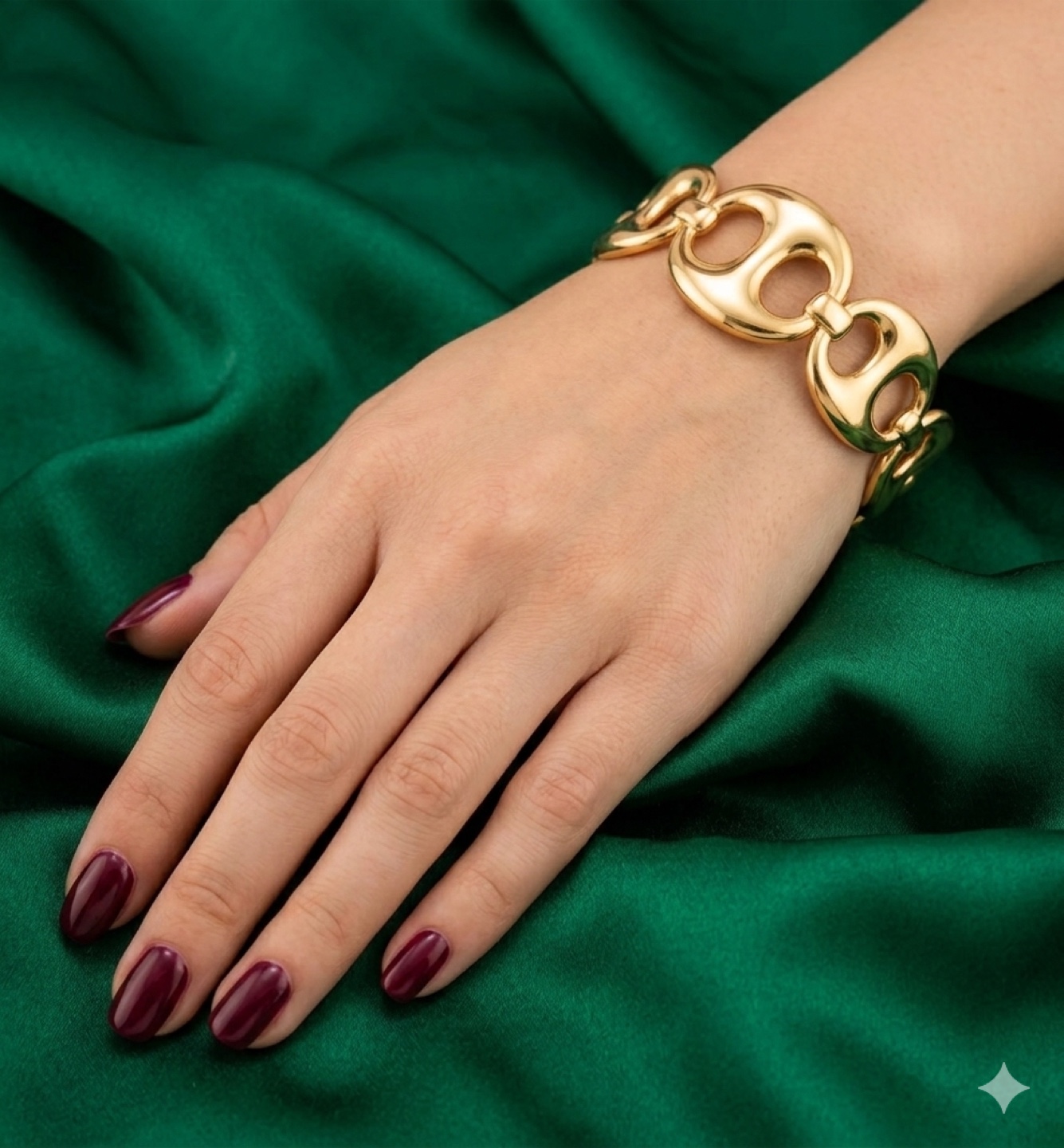 Gold Tone Link Bracelet