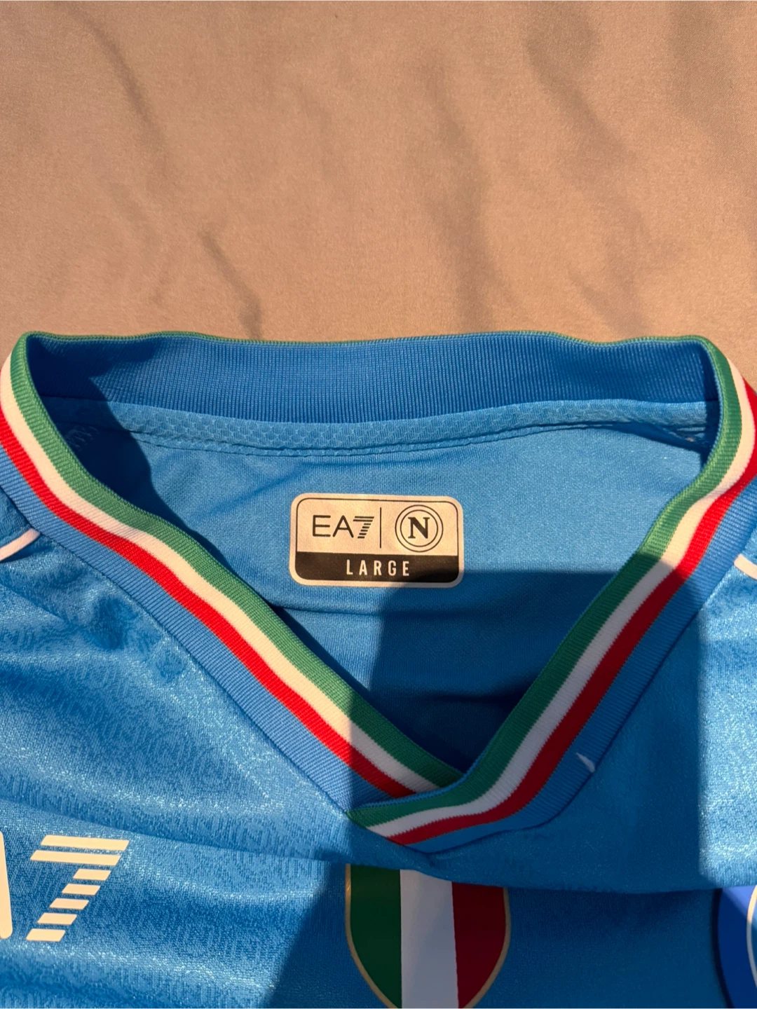 EA7 Napoli Di Lorenzo 22 Replica Football Jersey - Large - photo 3