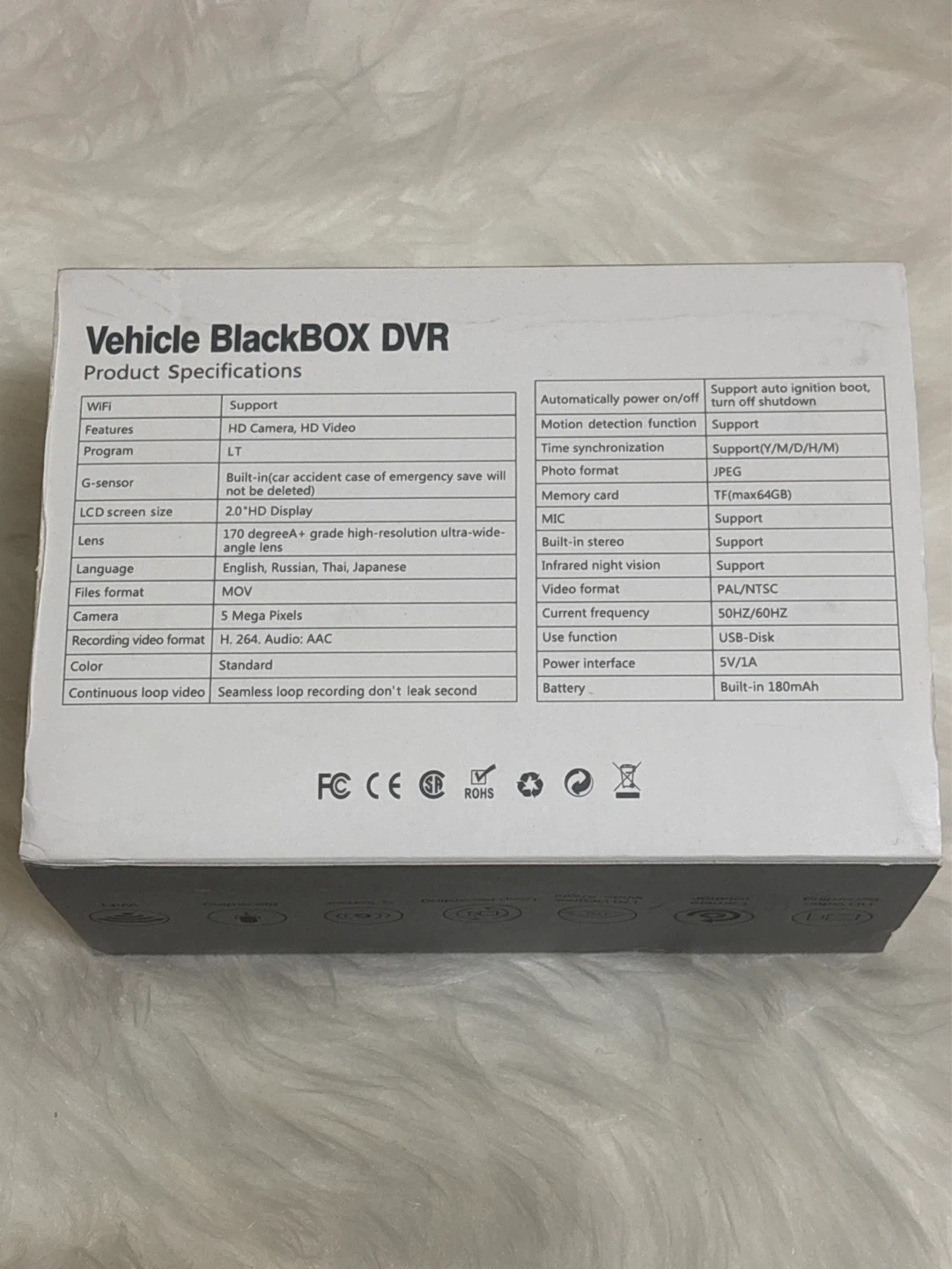 Vehicle BlackBOX DVR Dual Lens Dash Cam WiFi - photo 2