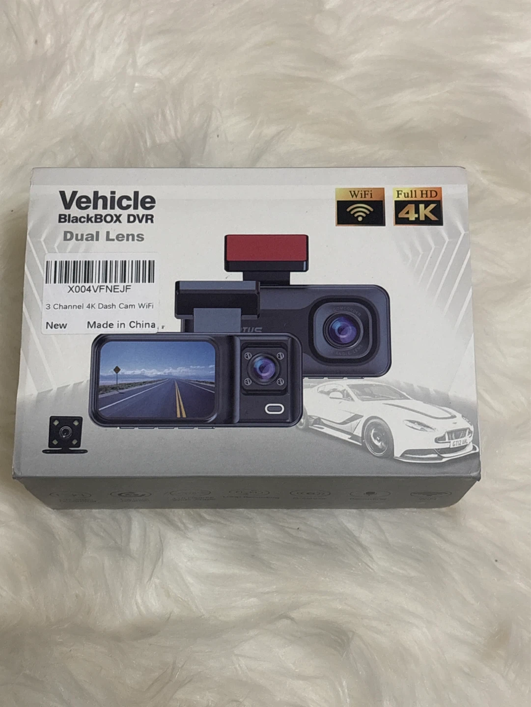 Vehicle BlackBOX DVR Dual Lens Dash Cam WiFi