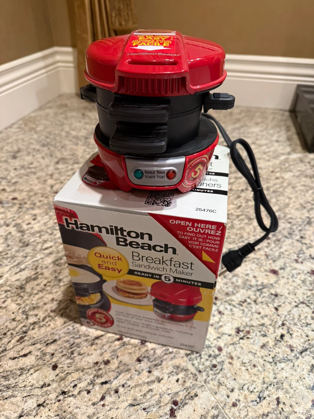 Hamilton Beach Breakfast Sandwich Maker