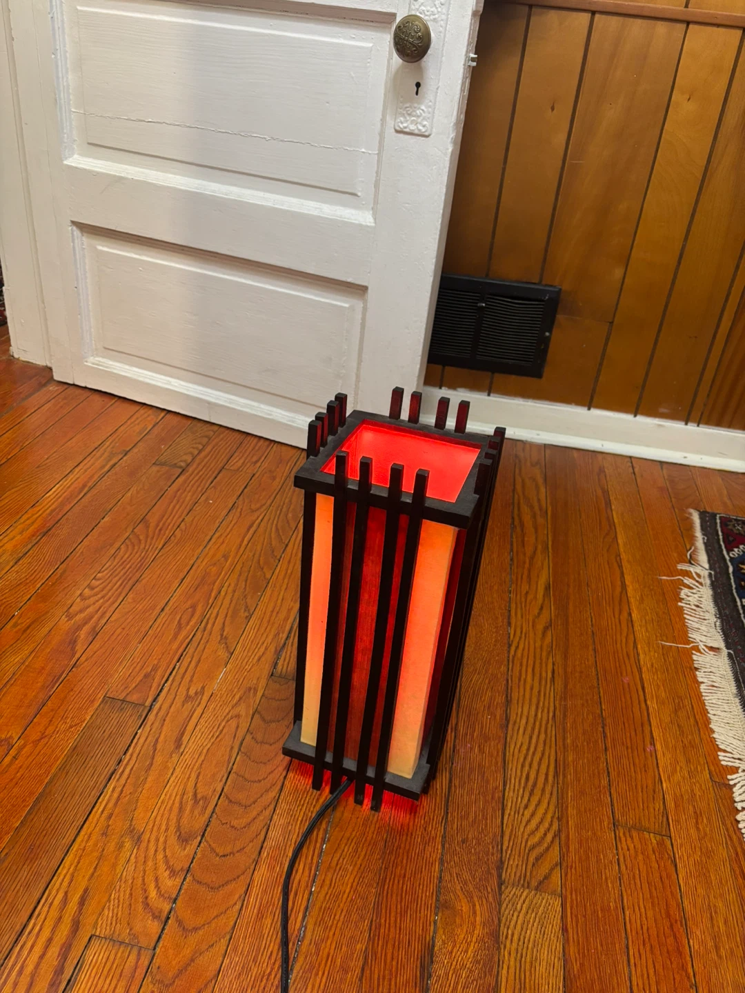 Unique Lantern-Style Table Lamp