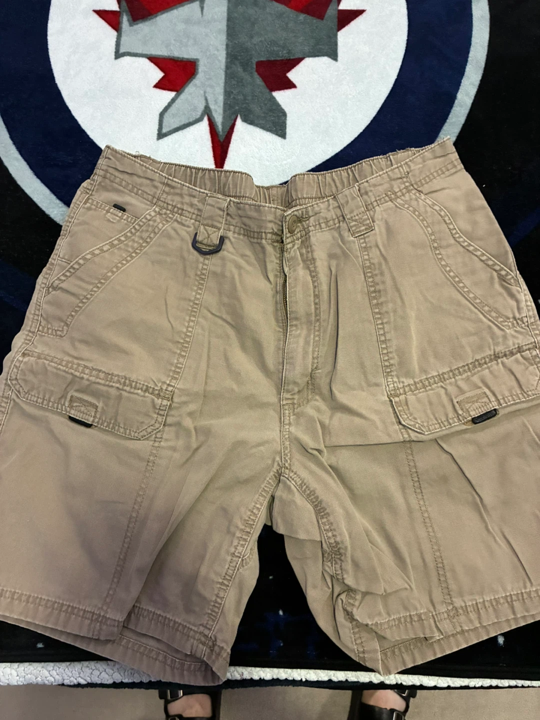 Tan Cargo Shorts - photo 2
