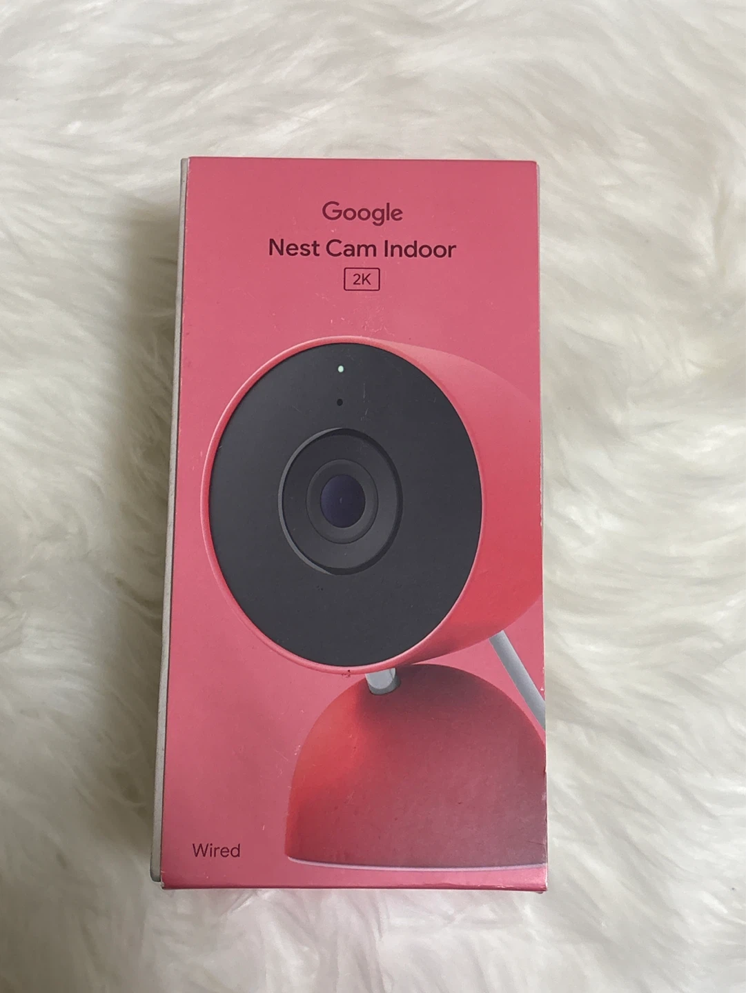 Google Nest Cam Indoor (wired, 3rd generation) - Berry
