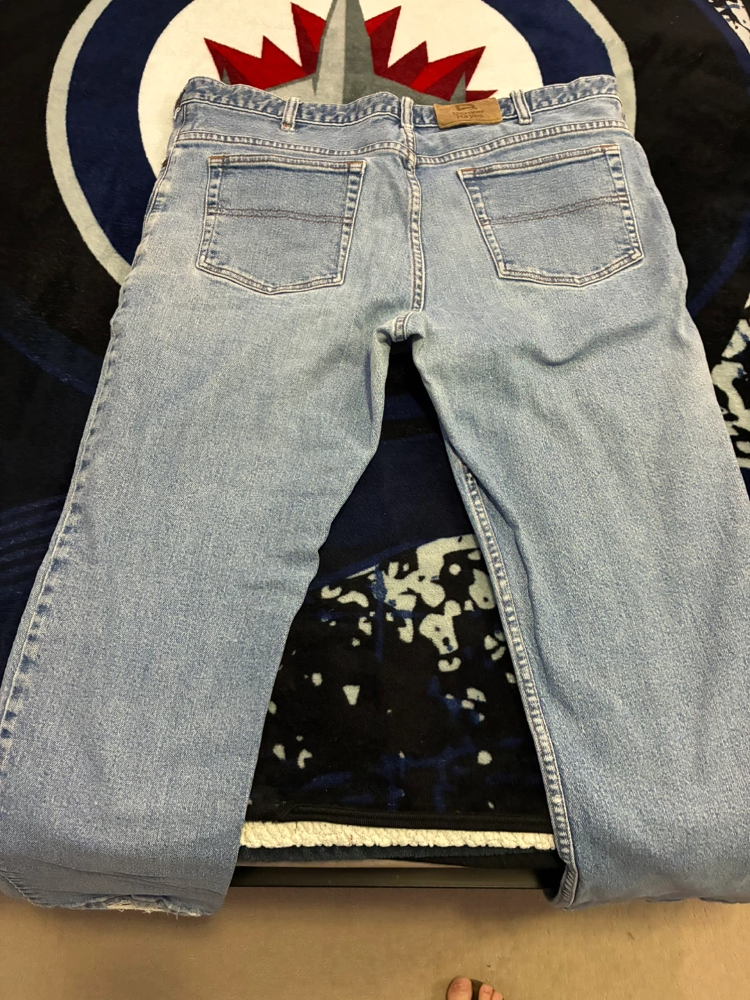Denver Hayes Light Wash Denim Jeans - Size 36x30 - photo 3