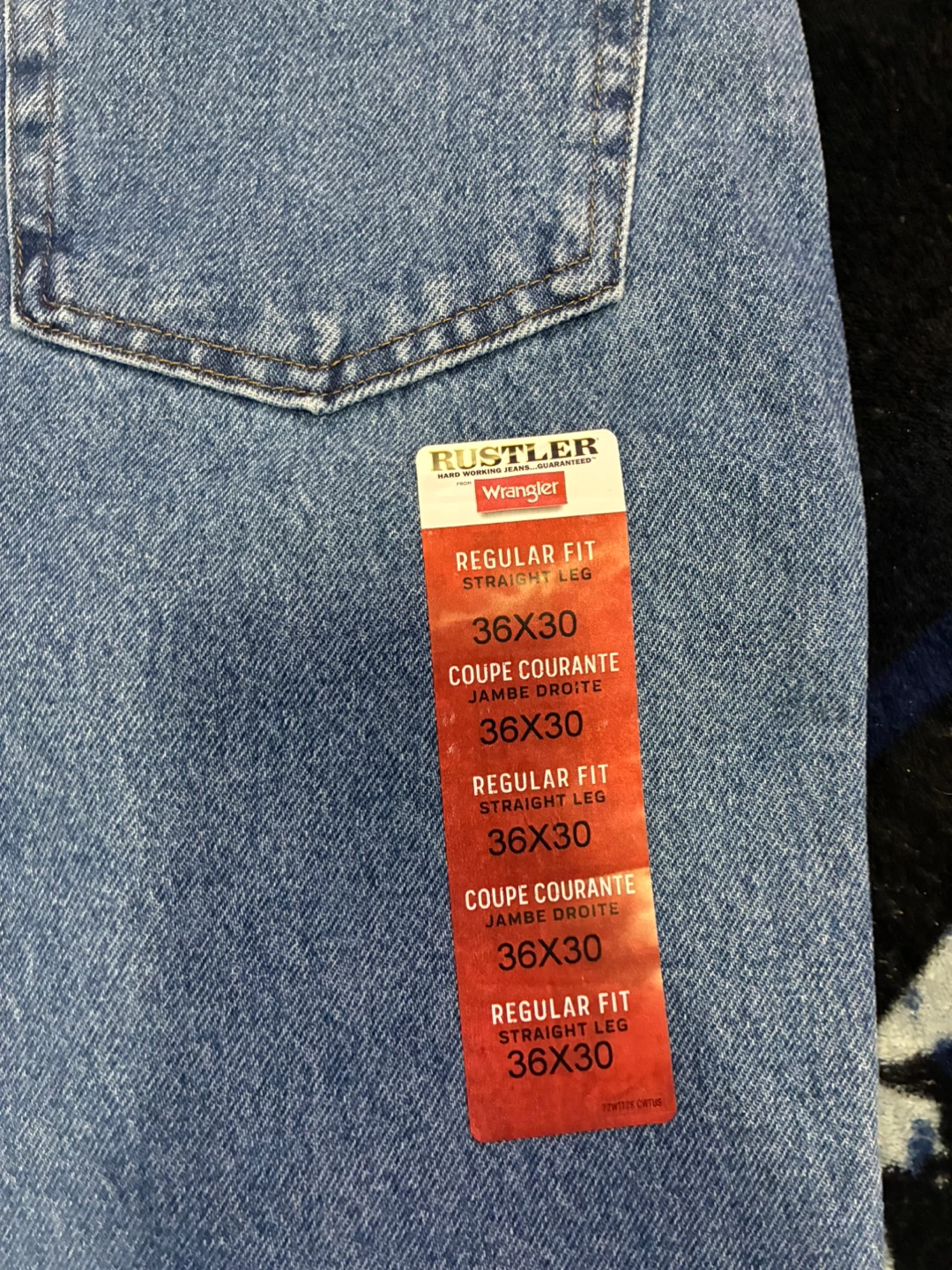 Rustler Wrangler Regular Fit Straight Leg Jeans 36x30 - photo 4
