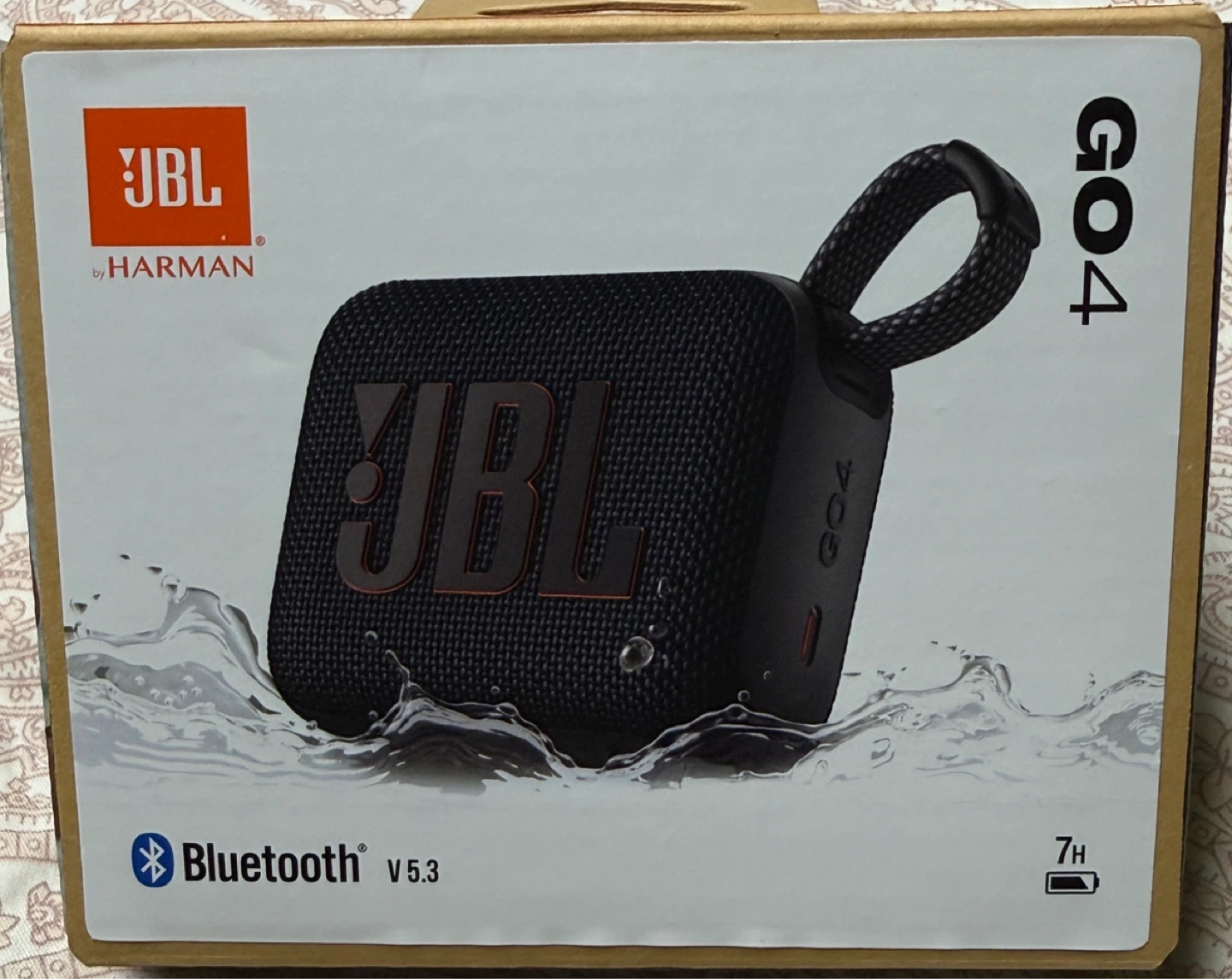 JBL GO4 Portable Bluetooth Speaker - Black