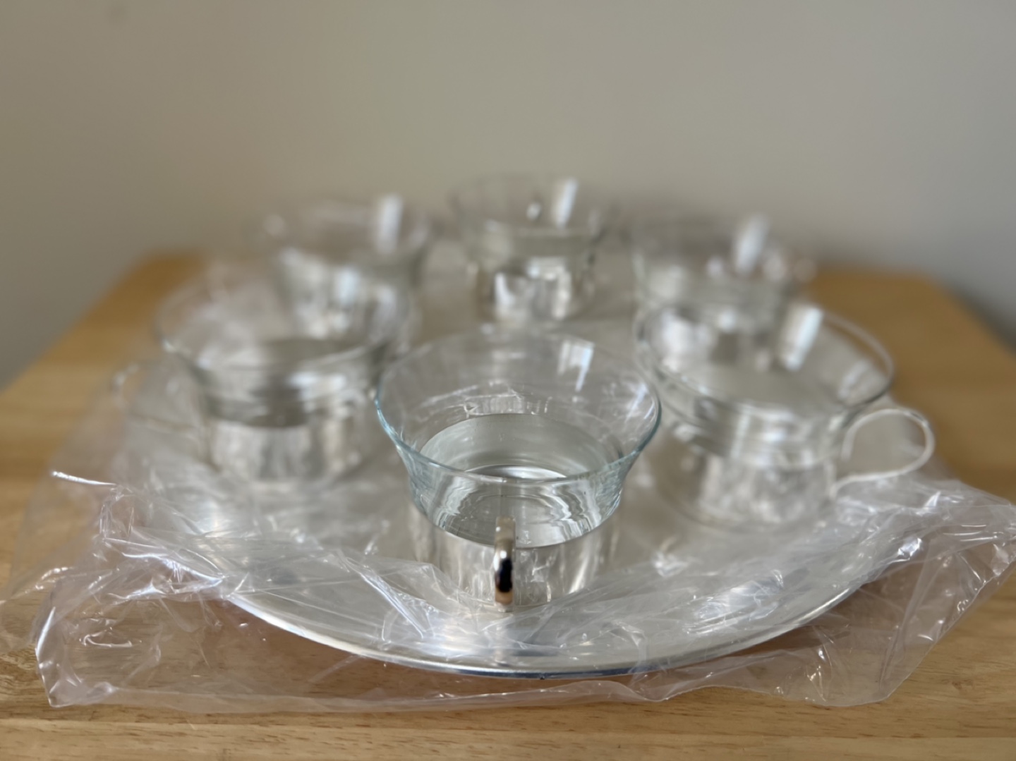 New-Versilbert Tea Set with Tray-Silverplated - photo 2