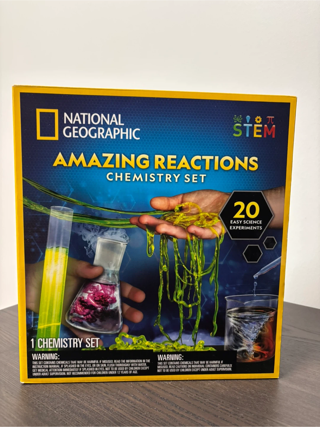 National Geographic Reactions Chemistry Set