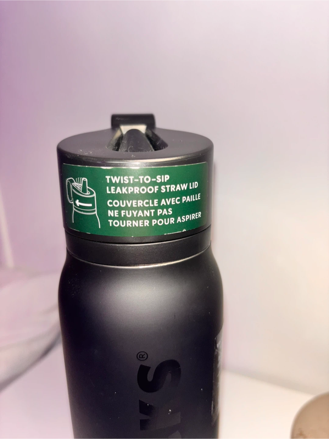 Starbucks Black Vacuum Insulated Water Bottle - 20 oz