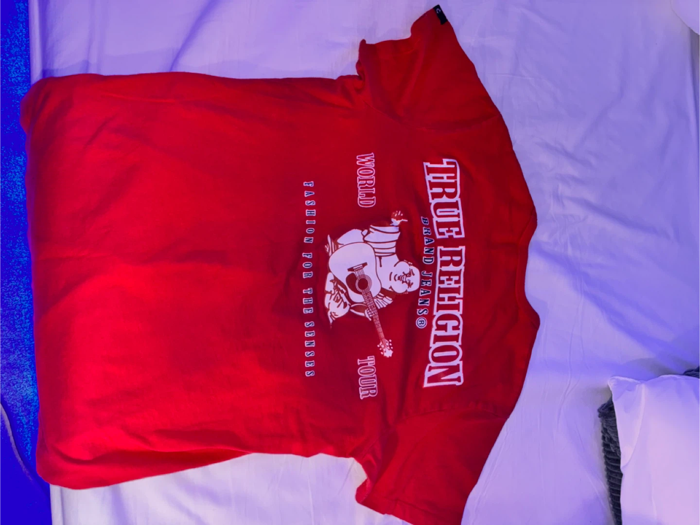 True Religion Red Graphic T-Shirt Size S - photo 3