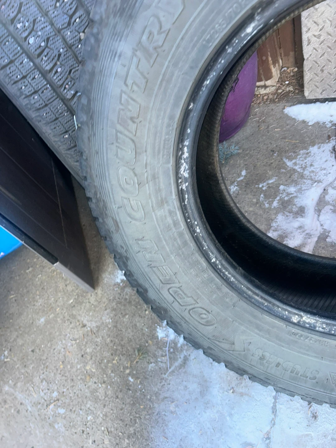 2 matching Toyo Open Country WLT Tires LT265/70R17 - photo 2